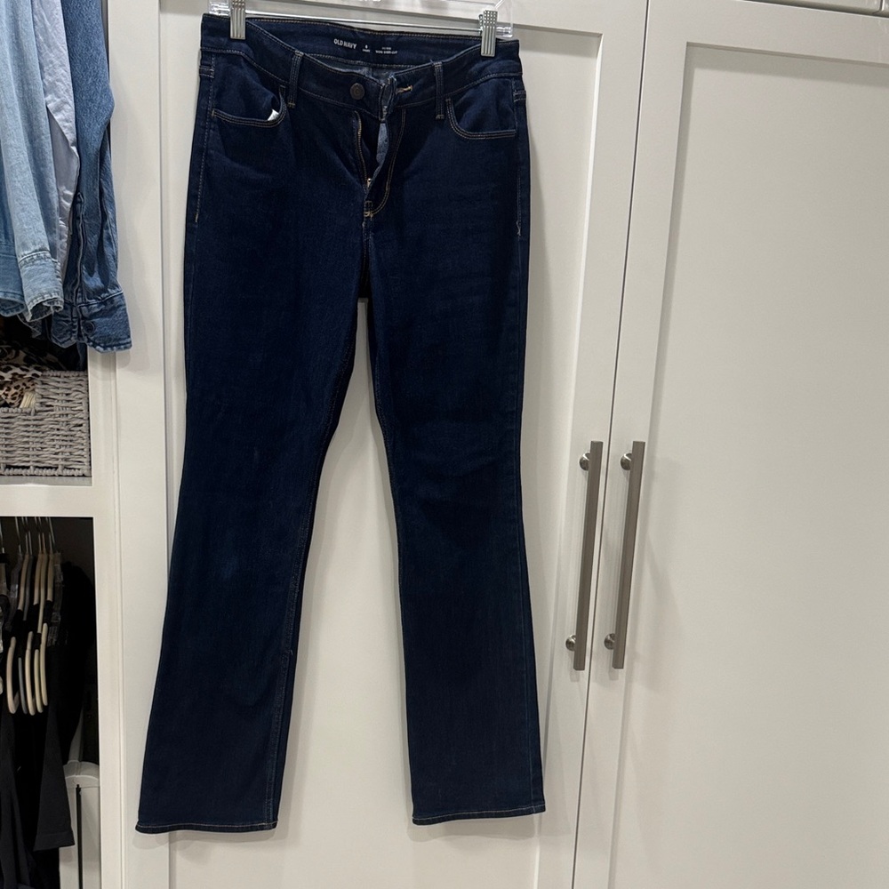 Old Navy Women's Deep Indigo Boot Cut Jeans